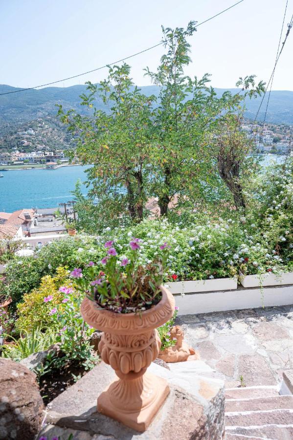 Traditional House Under The Clock Tower With Sweet View Poros Town Екстер'єр фото